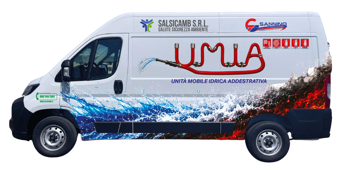 Furgone Unità Mobile Idrica Addestrativa U.M.I.A. SalSicAmb